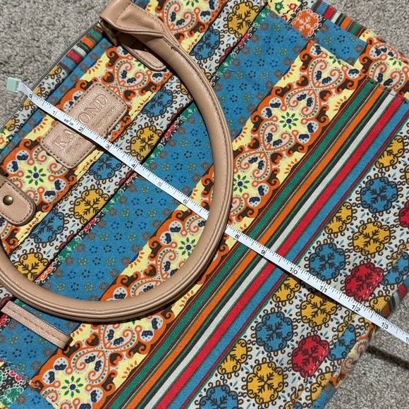 Kayond laptop shoulder briefcase bag patterned pockets - Picture 7 of 7